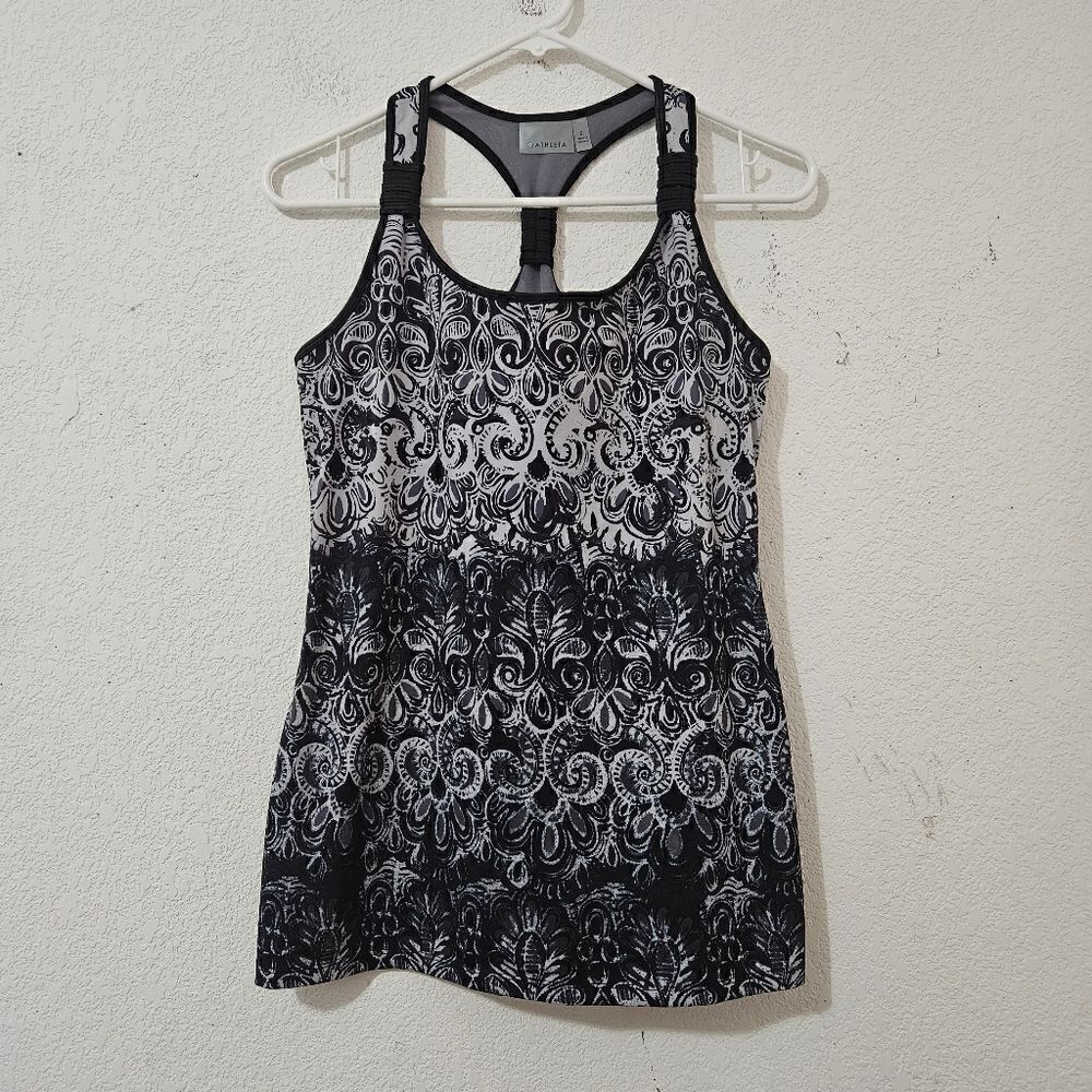 Athleta sports tank top size small women unpadded